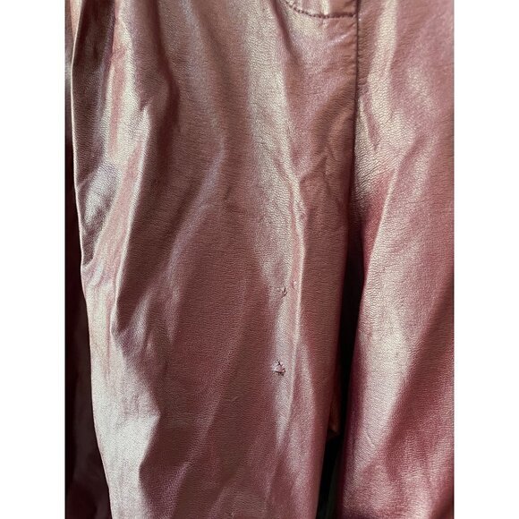 Nicholas Faux Leather Sofia Culottes Red Womens Size 8 - Picture 10 of 15